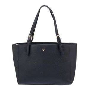 Tory Burch emerson black leather handbag